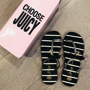 Juicy Culture Black Rubber Sandal